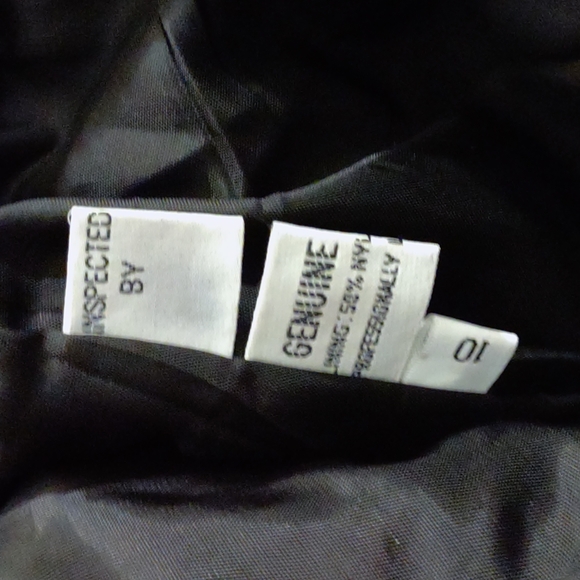 Vintage design assets size 10 high waisted leather pants - Picture 6 of 11